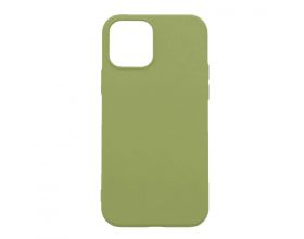 Чехол силиконовый для iPhone 14 (6,1) тонкий (оливковый)
