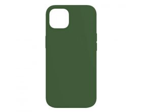 Чехол силиконовый для iPhone 14 Pro (6,1) тонкий (темно-зеленый)