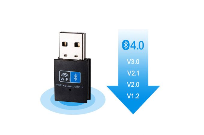 Bluetooth адаптер + Wi-Fi Орбита OT-PCB19 (v4.0 + 2.4ГГц 150Мбит)