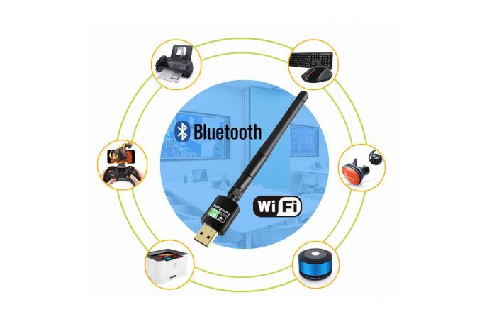 Bluetooth адаптер + Wi-Fi Орбита OT-PCB20 (v5.0 + 2.4/5ГГц 600Мбит)