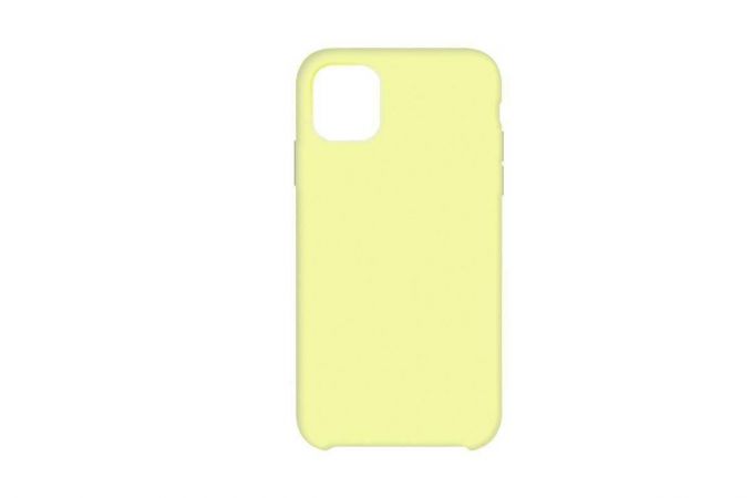 Чехол для iPhone 11 (6.1) Silicone Case Soft Touch (бледно-желтый) 51