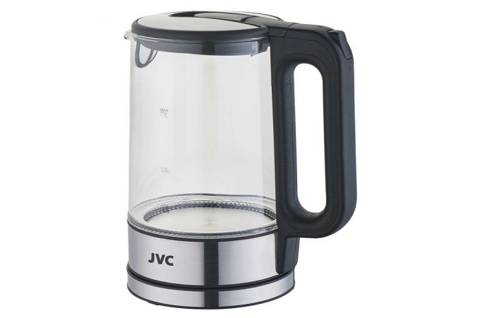 Чайник JVC JK-KE1520 черный 2200Вт, 1,7л, боросиликат. стекло, фильтр