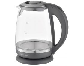 Чайник NATIONAL NK-KE20304 серый 2200 Вт, 2 л, стекло, LED подсветка