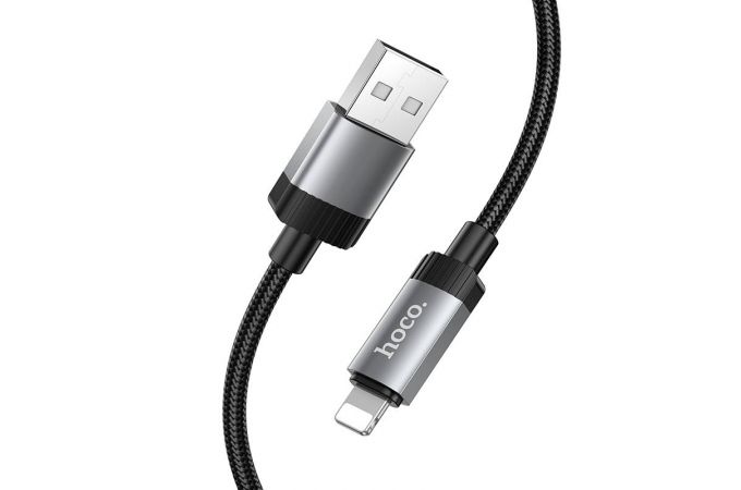 Кабель USB - Lightning HOCO X117 Star (черный)