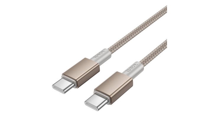 Кабель Type-C - Type-C HOCO X119 Energy 60W (золотой)