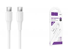 Кабель Type-C - Type-C HOCO X120 Beneficio 60W (белый)