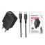 Сетевое зарядное устройство USB+2USB-C + кабель Type-C-Type-C BOROFONE BA98A Ilustre  with digital display set (черный)