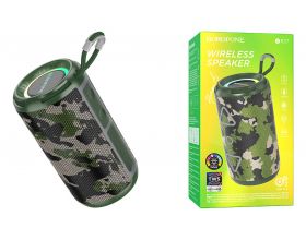 Портативная беспроводная колонка BOROFONE BR37 Noble sports (зеленый камуфляж)
