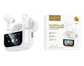 Наушники вакуумные беспроводные HOCO EW88 Rampino True wireless ANC noise reduction BT headset (белый)