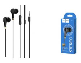 Наушники вакуумные проводные HOCO M58 Amazing universal earphones (черный)