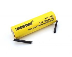 Аккумулятор 14500 (1100mAh, 5С) с контактами