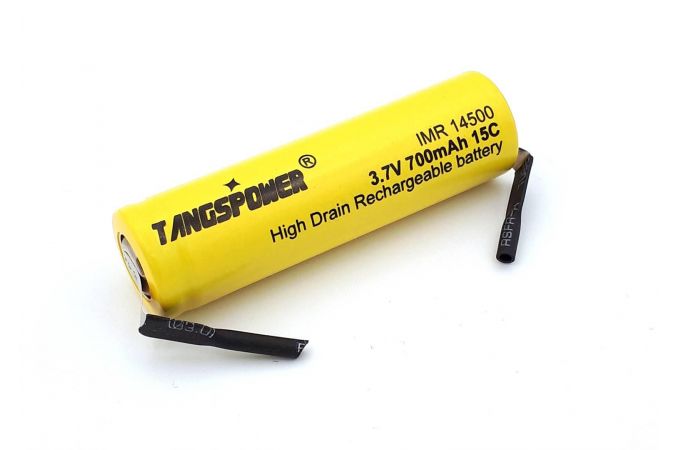 Аккумулятор 14500 (1100mAh, 5С) с контактами