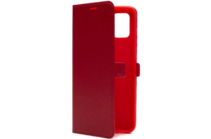 Чехол BoraSCO Book Case Samsung Galaxy A03s (красный)