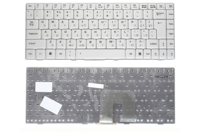 Клавиатура для ноутбука Asus U3 F9 F6 F6A F6E F6H F6S F6V F6Ve белая