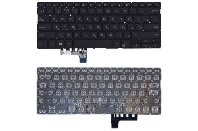Клавиатура для ноутбука Asus UX331 UX331U UX331UA UX331UN черная с подсветкой
