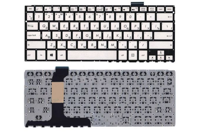 Клавиатура для ноутбука Asus UX360CA серебристая