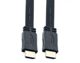 Кабель HDMI-HDMI (V1.4) PERFEO HDMI A вилка - HDMI A вилка, плоский, ver.1.4, длина 2 м. (H1302)