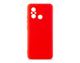 Чехол для Xiaomi Redmi 12C тонкий (красный)