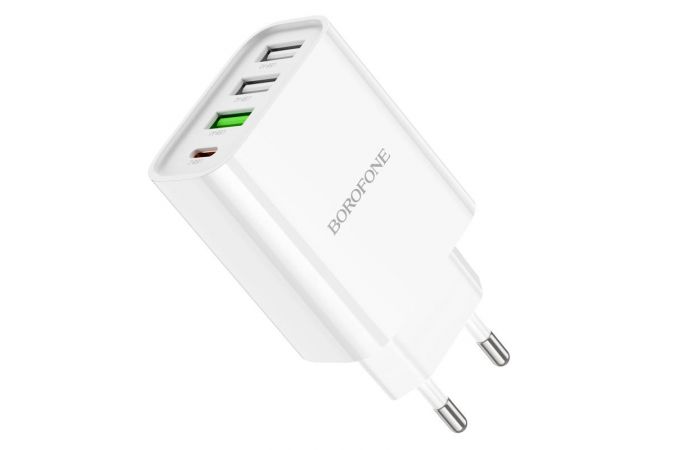 Сетевое зарядное устройство 3USB + USB-C BOROFONE BA79A QC3.0 + PD20W