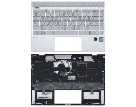 Клавиатура для ноутбука HP Envy 13-AH топкейс серебро