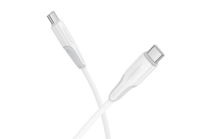 Кабель USB Type-C - USB Type-C BOROFONE BX119 New 60W (белый) 1м
