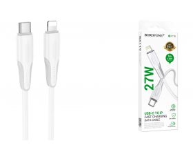 Кабель USB Type-C - Lightning BOROFONE BX119 New PD27W (белый) 1м