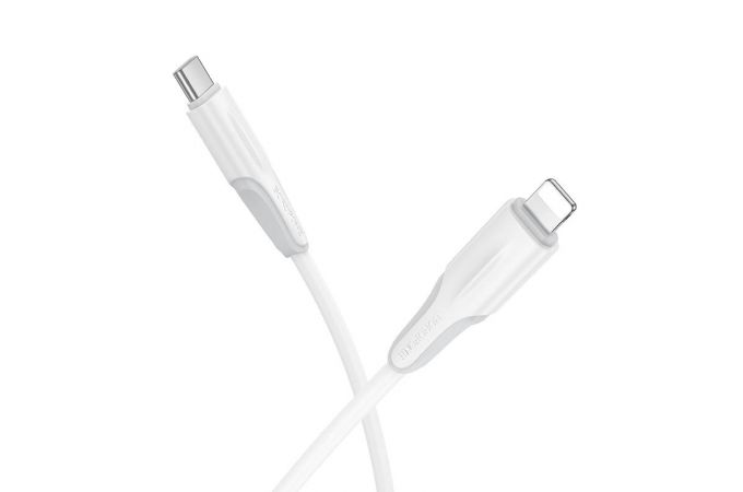 Кабель USB Type-C - Lightning BOROFONE BX119 New PD27W (белый) 1м