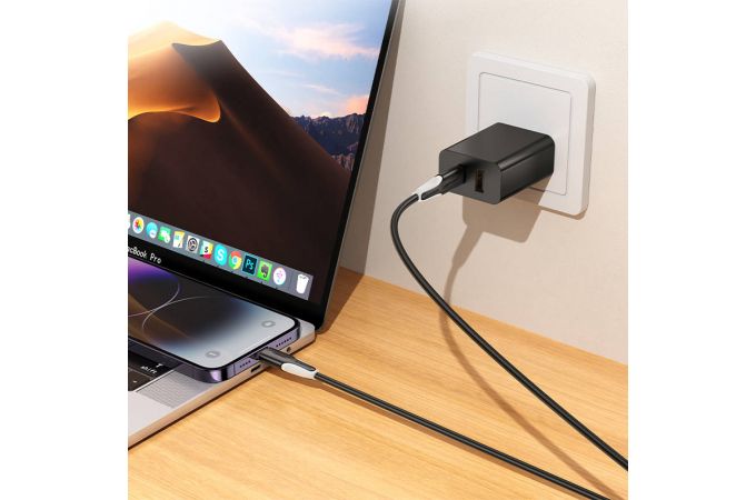 Кабель USB Type-C - Lightning BOROFONE BX119 New PD27W (белый) 1м