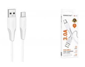 Кабель USB - Type-C BOROFONE BX119 (белый) 1м