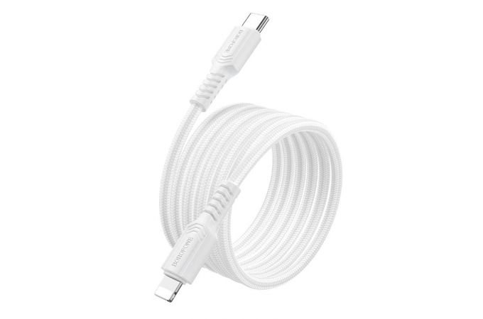 Кабель USB Type-C - Lightning BOROFONE BX116 Certain PD (белый) 1м