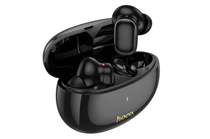 Наушники вакуумные беспроводные HOCO EQ17 Praise ANC noise cancelling (полуночный черный)