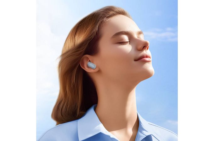 Наушники вакуумные беспроводные HOCO EQ17 Praise ANC noise cancelling (полуночный черный)