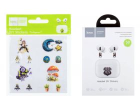 Наклейки для беспроводной гарнитуры HOCO DIY sticker (50 шт.)