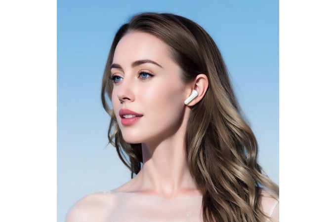 Наушники вакуумные беспроводные BOROFONE FQ9 Peaceful (белый)