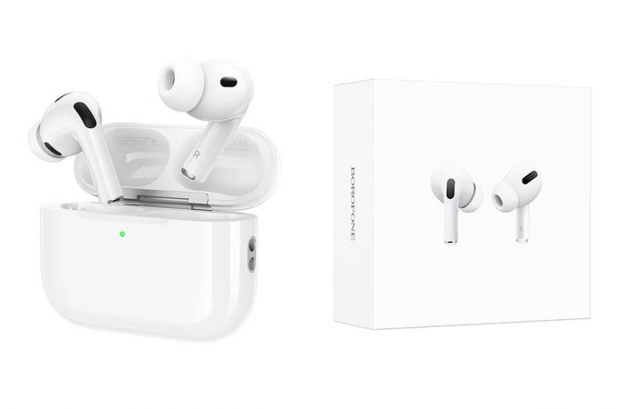 Наушники вакуумные беспроводные BOROFONE BW99 (белые)