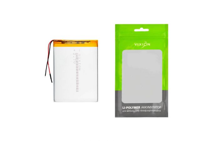 Аккумулятор универсальный 30x34х50 mm 500mAh (3,7V Li-Pol) (Vixion)