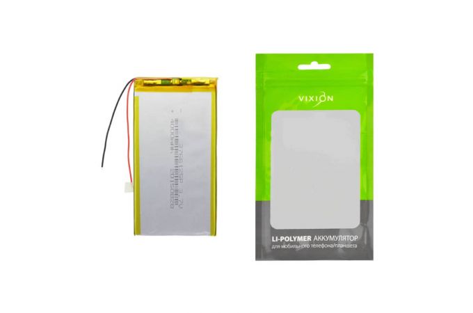 Аккумулятор универсальный 37x66x125 mm 4000mAh (3,7V Li-Pol) (Vixion)