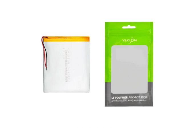 Аккумулятор универсальный 3x95x120 mm 4000mAh (3,7V Li-Pol) (Vixion)