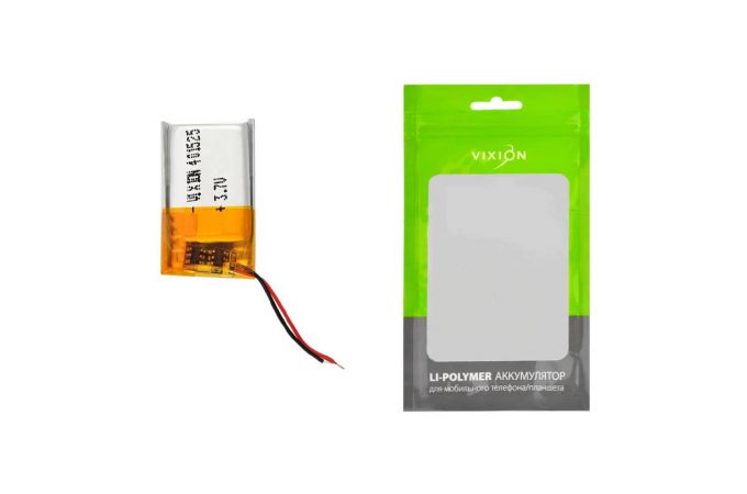 Аккумулятор универсальный 4х15х25 mm 120mAh (3,7V Li-Pol) (Vixion)