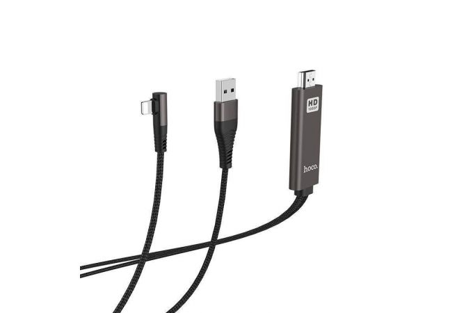Кабель HDMI-Lightning 1.8м HOCO UA14