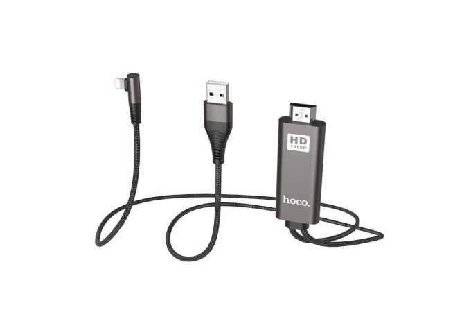 Кабель HDMI-Lightning 1.8м HOCO UA14