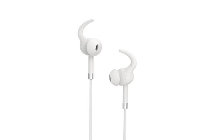 Наушники вакуумные беспроводные HOCO ES30 Axestone sports wireless earphones Bluetooth (белый)