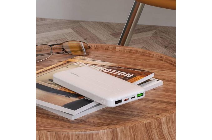 Универсальный дополнительный аккумулятор Power Bank BOROFONE BJ9 PD+QC3.0 (10000 mAh) (белый)