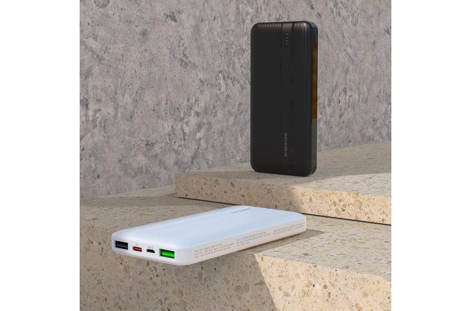 Универсальный дополнительный аккумулятор Power Bank BOROFONE BJ9 PD+QC3.0 (10000 mAh) (белый)