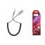 Bluetooth адаптер для автомагнитолы HOCO DUP02  spring cable (AUX-USB)