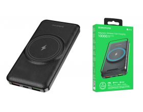 Универсальный дополнительный аккумулятор Power Bank BOROFONE BJ12 + PD 15W (10000 mAh) (черный)