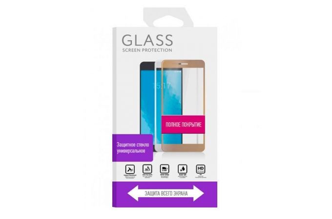 Защитное стекло дисплея Samsung Galaxy A03 Core/A12 с полным покрытием (черный)