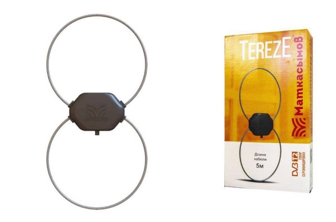 Антенна ТВ комнатная с усилителем TEREZE 5 метров (Маткасымов)