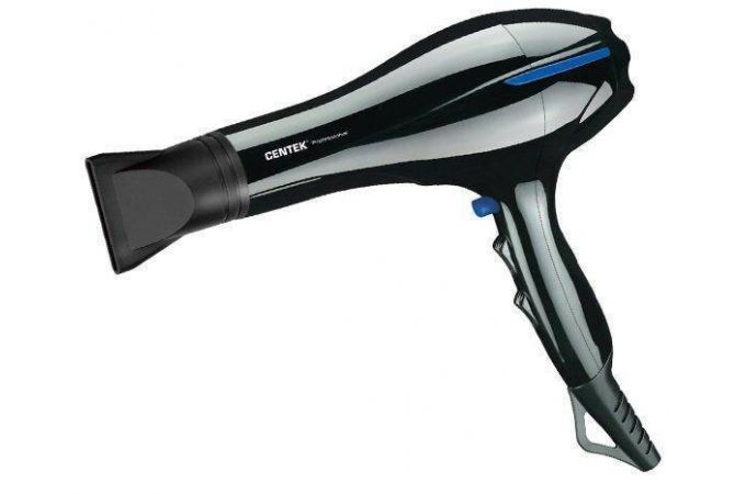 Фен CENTEK CT-2227 Professional 2200 Вт, АС мотор, 5режимов, 2 концентратора