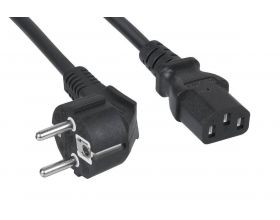 Кабель питания сетевой C13 до 2500W для системных блоков и техники 1.8м Кабель питания сетевой C13 до 2500W для системных блоков и техники 1.8м